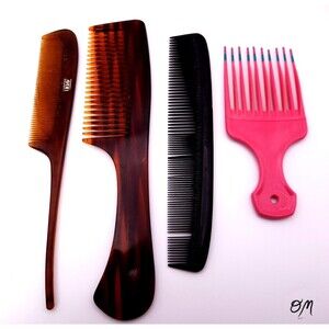 Vintage Combs - Avon Ace Best-Ever Pink Lift - Lot of 4
